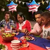 パーティーの装飾アメリカ旗風船7月4日のためのアメリカの箔のバロン愛国的なパーティーの背景装飾独立記念日供給T230522