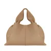 Pólo Dumplings Cloud Bag Mulheres Designer Crossbody Bags Minoria Francesa Design Flagship Marca Bolsa De Couro 230524