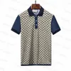 2023 MENS POLOS Lapel Design Shirt Summer Outdoors Short Sleeve Classic G T Shirt Sense Sense Top