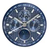 Relógios para homens de movimento mecânico automático relógios Sapphire Glass 5 atm a banda de relógio de borracha à prova d'água mergulhando super luminosa U1 assistir aaaa