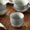 Koppar tefat traditionell stil keramik kopp hem restaurang keramik ving glas tecup picknick mugg dryck kök kök tillbehör