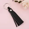 Keychains Pu Keychain Leather Tassel Long Pendant Car Hanging Bag Keyring Small Gift Custom Wholesale