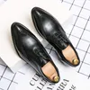 Dress Shoes Oxford Lace Up Cow Hide Formal Office Men's Meeting Business Wedding