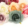 Decorative Flowers 5/10Pcs Rose Artificial Heads Silk Fake For Home Decor Marriage Wedding Decoration DIY Bride Garland Accessorise