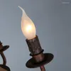 Lampes suspendues Vintage Lustre En Bois Bois Lustres Lustres Éclairage Pour Salon Cuisine Chambre Rétro Luminaires Intérieurs