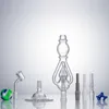 Healthy_Cigarette NC059 Hookah Smoking Pipe 14mm Quartz Ceramic Metal Nail Dabber Tool Glass Pipes Bubbler Tripple Recycle Oil Rig Straw Water Bongs