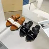 Designer Slippers Solid color women's platform fashion slide Slippers summer sexy Sandals fashion English shoes Women's beach leather platform sandals