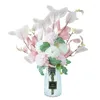 Decoratieve bloemen 1 Bunch Hydrangea Artificial Silk Fake Flower Bouquet voor trouwtafel Decoratie Home Decor Garden benodigdheden