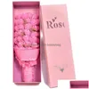 Couronnes De Fleurs Décoratives 33 Savon Rose Fleur Coffret Cadeau Bouquet Noël Nouvel An Saint Valentin Mère Présent Drop Delivery Home Dhiao