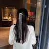 Clipes de cabelo Barrettes brilharem para gancho de cabelo stromstone para mulheres Bijoux Long Tassel Crystal Acestors Gifthair Banquet de Jóias de Casamento Gifthair