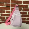 Backpack Women's Chest Bag Personalized Embroidered Name Stripe Zipper Outdoor Unique Casual Light Small Gift For Ladies