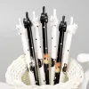 Chat Patte Saut Chat Gel Roller Ball Stylos avec 0.38mm 0.5mm Pointe Fine Encre Noire Papeterie Fournitures De Bureau