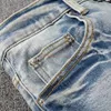 Dżinsy projektant odzieży amires dżinsowe spodnie amizy 810 moda zupełnie nowa światła kolor lampart płaszczy dżinsy me dżinsy