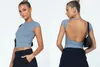 Nero sexy moda Y2K scava fuori crop top donna estate streetwear magliette skinny lavorate a maglia top corti abiti femminili