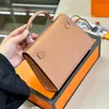 Taschen ihr Zuhause 2 zweite Generation Mini Totes Bag Leder handgefertigtes Honigwachs -Fadenpalmenpalmen -Druck Handheld Single