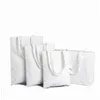 Sublimatie Spaties Tote Tassen Blank Polyester Takken Canvas Herbruikbare supermarkt 12oz voor DIY Crafting and Decorating Drop Dhniy Delivery Dhl80