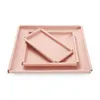 Boxes Oirlv Necklace Pink Tray PU Leather Ring Tray Earrings Tray Bracelet Watch Stand Jewelry Organizer Display Props
