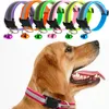Dog Collars Pet Accessories Collar Supplies Cat Puppy Stuff Reflective Sticker Cloth Luminous Mascotas Perros
