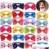 Abbigliamento per cani Pet Cat Dot Collana Cinturino regolabile per collare Accessori per cani Papillon Forniture per cuccioli Drop Delivery Home Garden Dhndw