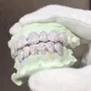 2023 grillz Moissanite piedras dientes helados diamantes dientes 925 Plata esterlina Moissanite Grillz parrillas dentales hechas a medida