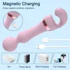 Av Vibrador Feminino Magic Wand Clitoris Estimulador USB Recarga 20 modos G Spot Spot Massger Sex Toys for Women