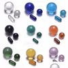 Andere rokende accessoires Glassmarmeren marmeren TERP Slurper set gekleurd 20 mm 12 mm kogelinzet met pil voor slurpen kwarts banger nagels Wat dhitz