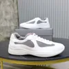 Low Top Americas Cup Sneakers Schuhe Männer atmungsaktives Mesh Gummi -Bike Stoff Man Trainer Ausgezeichnete lässige weiße gelb blau rosa schwarze eu47