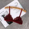 Bras New Women's Thin Bra Without Chest Pad Fashion Sexy Lace Lingerie Cutout Back Buckle Tube Top Women's Underwear Summer Clothes T230522