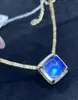 Łańcuchy drobna biżuteria solidne 18k złota natura 7ct moonstone kamienie szlachetne Diamenty Naszyjniki dla kobiet urodzinowych prezentów urodzinowych