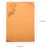 غلاف الهدية 40 ورقة كرافت ورقة نعمة الكتابة قرطاسية اللوازم المكتبية خمر مجموعة الأزهار زهرة