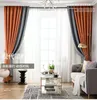 Gordijn Blackout Dubbelzijdige linnen doek El Home Improvement Engineering Curtains voor Living Dining Room Slaapkamer