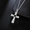 Promocje łańcuchów 925 Sterling Srebrny Piękna moda Elegancki urok Crystal Cross Cross CZ CZ Zręczny ładny naszyjnik biżuteria