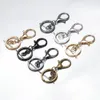 10st KeyChain Hummer Clasps nyckelkedjor Ringtillbehör Bag Charms bil Keyring Trinket Partihandel smycken gör DIY -komponenter