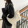 Torby w talii proste stałe kolorowe torba na ramię torebka wołu górna kobieta duża pojemność zakupowa ulica na zamek dla kobiet 230520