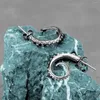 Ohrstecker Vintage Tier Octopus Bärte für Männer Edelstahl Hip-Hop Street Style Mode Punk Schmuck Geschenk Großhandel