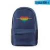 2023 Nova mochila de aluno LGBT para homens e mulheres desgaste casual Back Pack Bookbag Pride Rainbow bissexual ombros externos exclusivos 230522