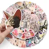 50Pcs Hairless Cat Stickers Skate Accessories Waterproof Vinyl Sticker For Skateboard Laptop Luggage Bicycle Motorcycle Phone Car Decals