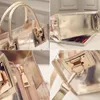 Abendtaschen 2 stücke 2023 Mode Frauen Klare Transparente Umhängetasche Gelee Süßigkeiten Sommer Strand Handtasche Frau Messenger Bolsa Feminina