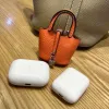 Mini Totes Borsa per bambini Borse per ragazza Borse firmate gancio portachiavi Custodia di lusso gancio custodie per airpods auricolare Accessori pochette portachiavi borsa a tracolla da donna