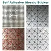 Wall Stickers Self Adhesive Mosaic Stick Tile Backsplash Kitchen Bathroom Washbasin Living Room Home Background KTV Decor Decals