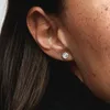 Серьги Golden Crown Stud для Pandora 925 Серебряные серебряные серьги дизайнерские ювелирные изделия для женщин -сестры для женщин Подарок золотые серьги с оригинальной коробкой оптом