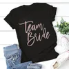 Women S T Shirt Evjf Tee Shirt Tee Tee Bride Women T Shirts La Mariee Hen Party Bachelorette Girl Wedding Femild For Top 230522