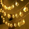 Andra evenemangsfestleveranser Moon Star Eid Mubarak String Light 2023 Ramadan Decoration for Home Ramadan Kareem Islam Muslim Party Decor Eid Al Adha Gifts 230522