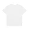 Magliette da uomo 23SS Camicia con stampa motivo a cartoni animati Uomo Donna Taglia UE Moda in puro cotone Top Tee Abbigliamento estivo all'ingrosso