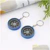 Party Favor Cam Plastic Compass Hiking Navigation Premium Outdoor Sports Pointer Pointing Guider Keychain Drop Delivery Home Garden Dhpli