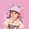 Casquettes Chapeaux Kocotree large bord enfants seau été plage fille voyage en plein air nouvelle mode mignon décontracté chapeau de soleil G220522