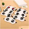 Party Favor Cartoon Panda Eye Mask Plush Sleep Outdoor Travel Portable Shading Masks Drop Delivery Home Garden Festive Supplies Event Dhylh