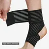 Ankle Support 1 piece of 70 * 7.5cm elastic bandage wrapped in compression ankle support adjustable shoulder strap sports safety bracket armor for women P230523