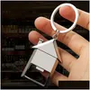 Keychains Lanyards Creative House Keychain Pendant Real Estate Bottle Opener Promotion Gift Keyring Drop Delivery Fashion Accessori Dhrvj