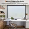 Window Stickers Film Privacy For Glass Windows Frosted Static Cling With No Glue Removable Opaque Self-Adhesive Anti UV Home Office Matt